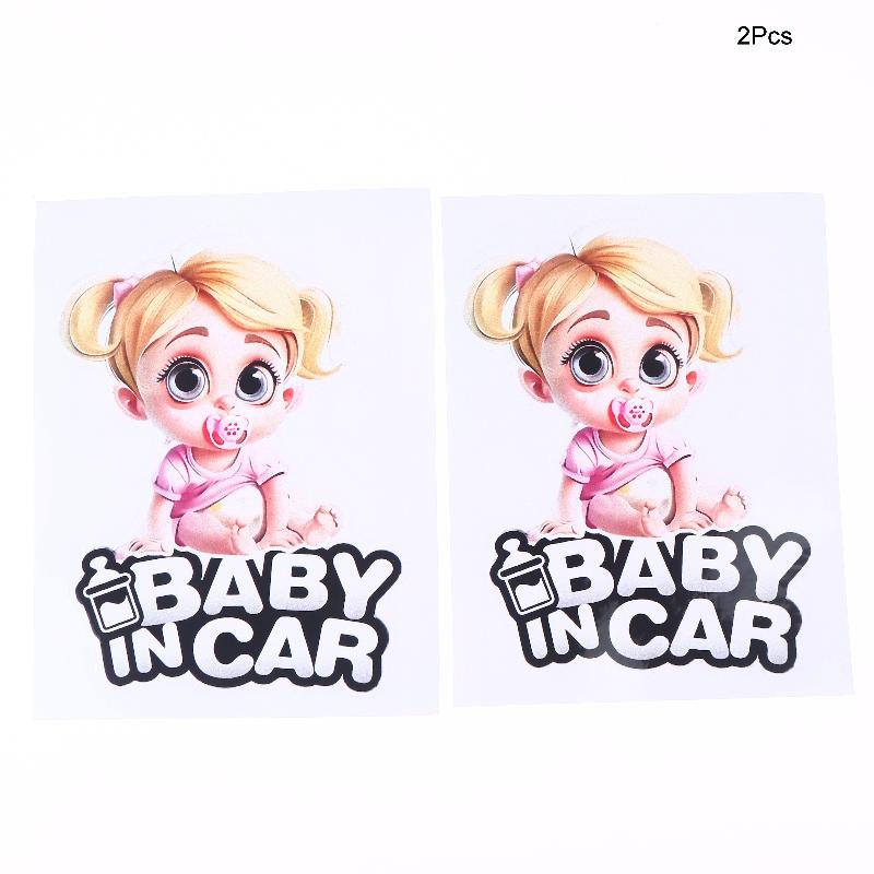 

Youngsters in Car Safety Warning Decal, Cute Car Sticker for Boys Girls Baby, Waterproof Car Accessories