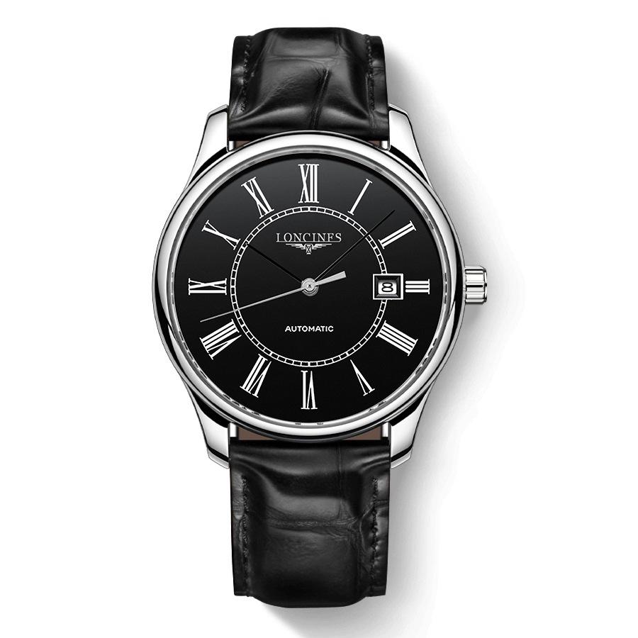 Ceas Automat Non-Mecanic Qinlang pentru Bărbați cu Cifre Romane Clasice