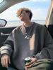 Men's Hip Hop Suede Velvet Hoodie - 2025 Spring & Autumn Couple Style