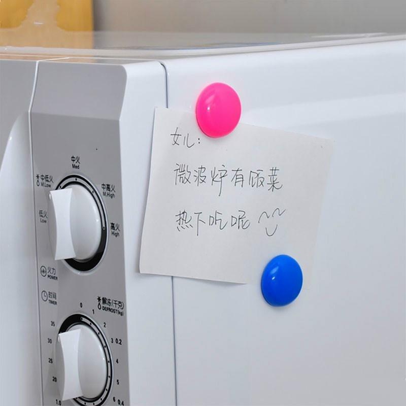 16 ks/lot Barevné kruhové plastové magnety na lednici Samolepka na tabuli Magnet na lednici Dětský dárek