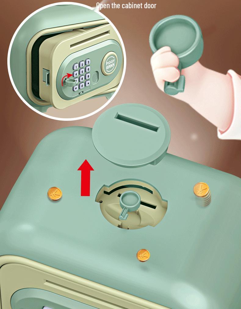 2024 Large Capacity Password Piggy Bank for Girls