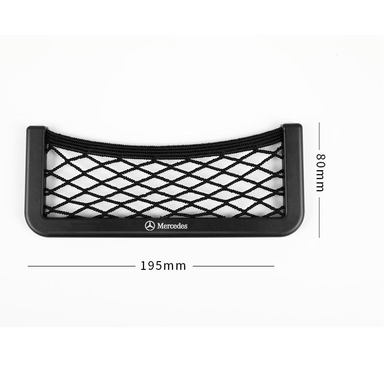 

GLC GLB Car Storage Net Bag Phone Holder Pocket Organizer for Mercedes Benz B/C/E/S Class A Class C200L GLC GLK New CLA GLA Acc