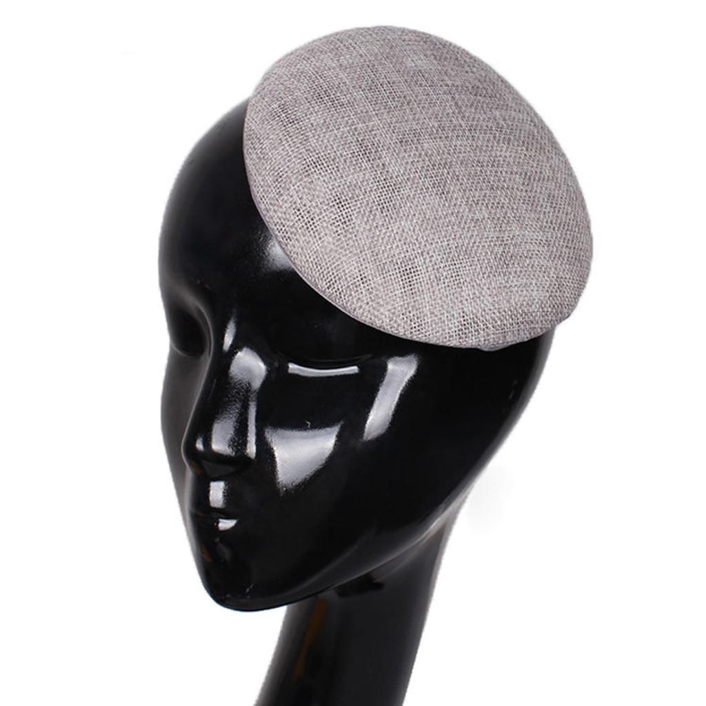 15cm Sinamay Hat Fascinators Hat Base for Women Millinery DIY Accessories Cocktail Teaparty Headpieces Round Hat Base