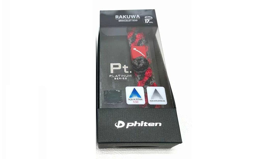 

Браслет Phiten RAKUWA Платиновий Чорний x Червоний 17см X50+Aqua