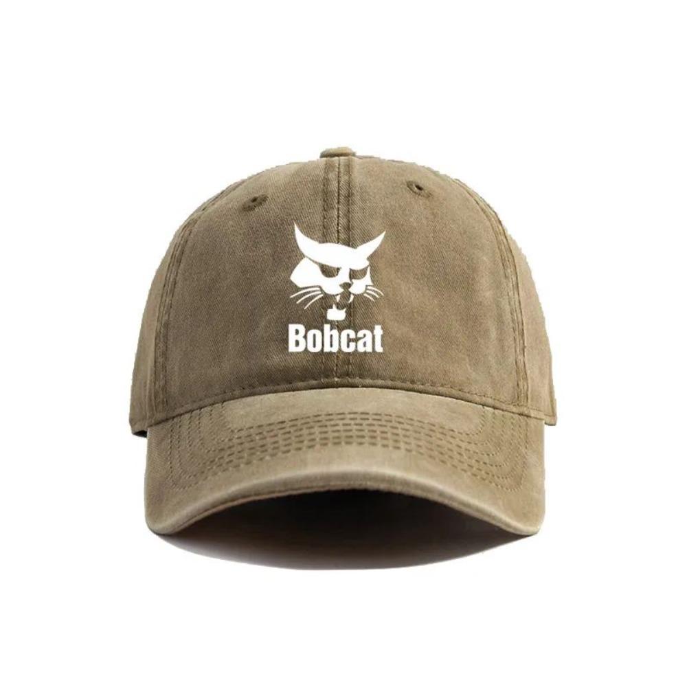 2025 Bobcat Baseball Caps Distressed Hats Cap Men Women Retro Outdoor Summer Adjustable Bobcat Heavy Equipment Hats Fashion