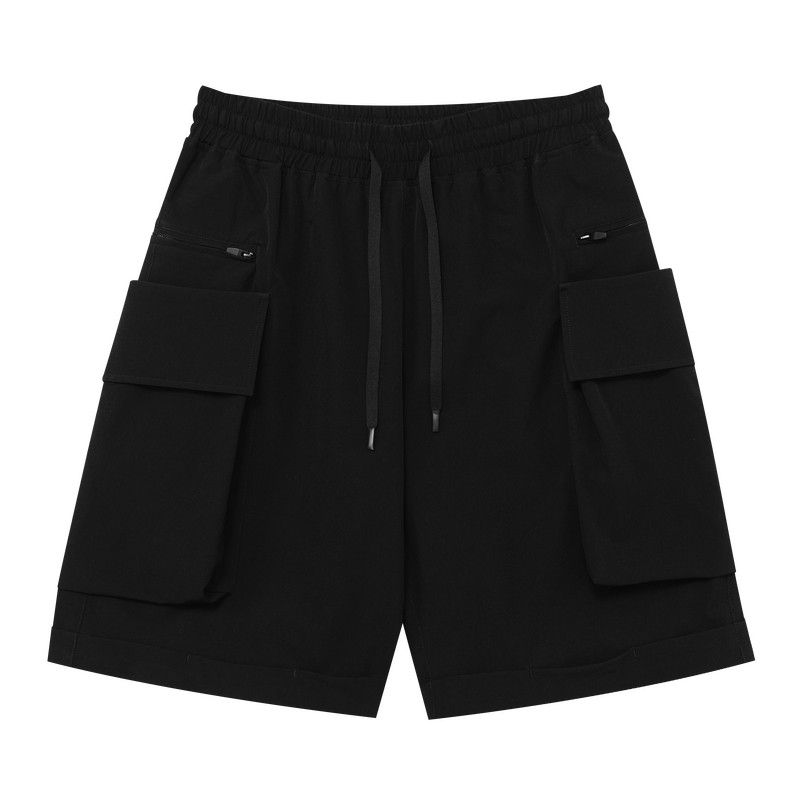 

Bodydream Sun Protection Upf50+ Woven Shorts Men s Large Pocket Sports Workwear Five-Point Shorts Waterproof Casual Pants Black M