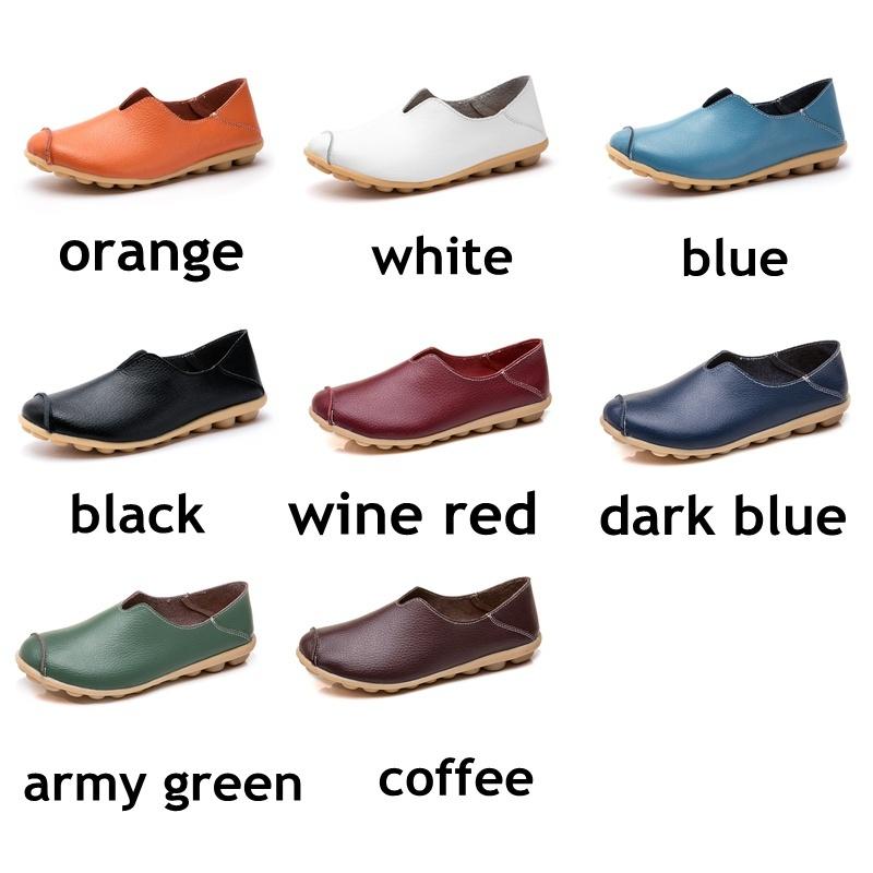 Women's Fashion Breathable Loafers Summer Casual Leather Flat Shoes Sandals Spring Autumn Beach Slippers Moccasins