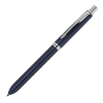 PARKER Multifunktionsstift Sonnet Navy Blue CT 3in1 Kugelschreiber 2 Farben und Druckbleistift Geschenkbox Original Importprodukt 2183963 (rot schwarz)