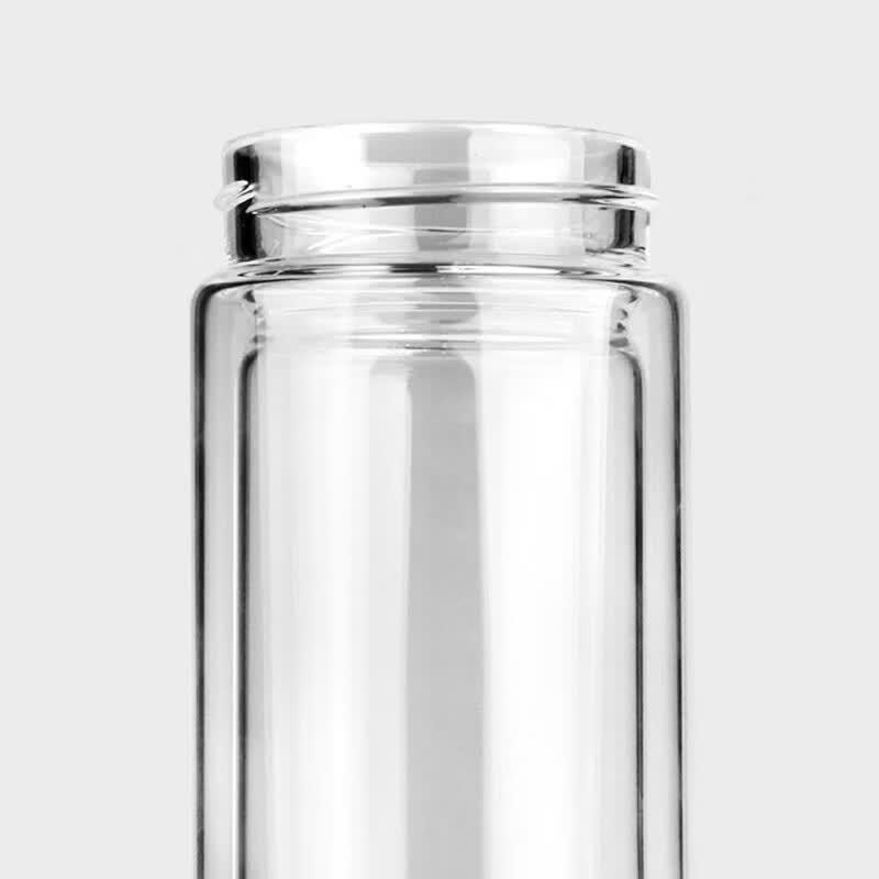 THERMOS High Borosilicate Double-Wall Glass Bottle