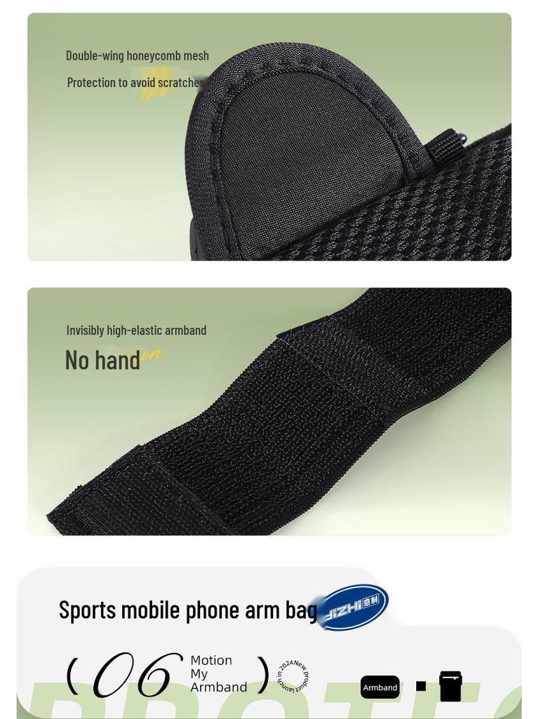 Waterproof Sports Armband for Phones - Thin Fitness Sleeve & Wrist Bag for Men and Women