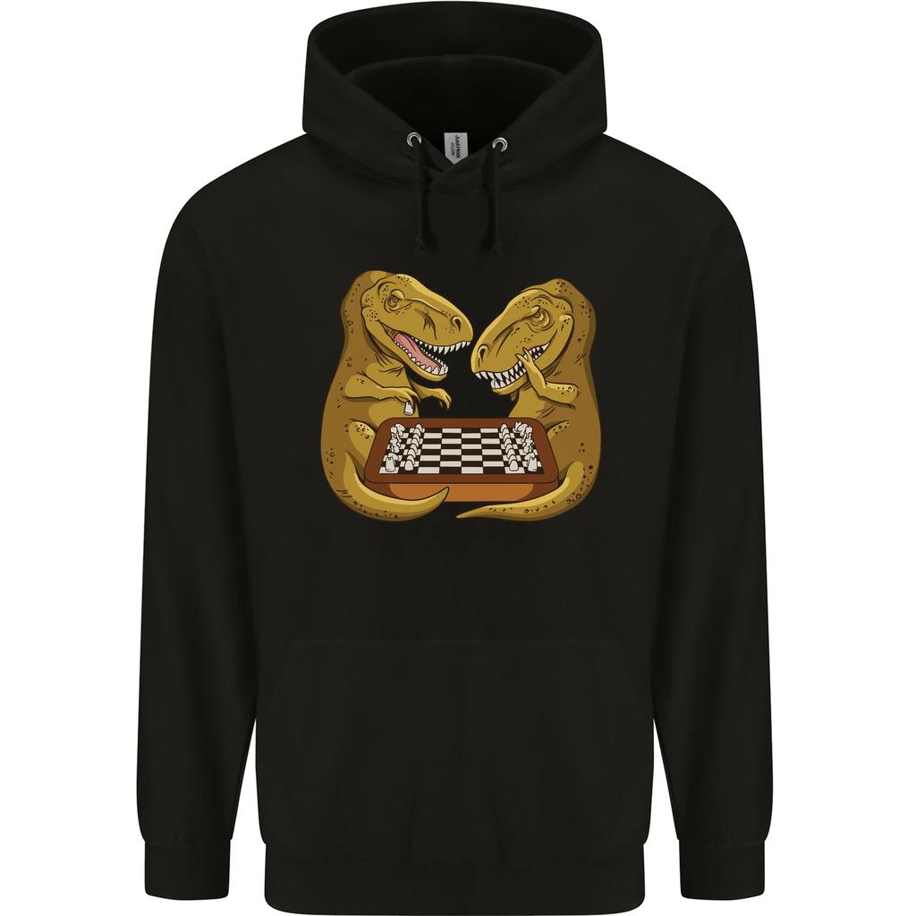 Chess T-Rex Dinosaur Hoodie
