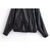 **Women's Faux Leather Jacket Cropped Loose Biker Style PU Leather Coat Spring Autumn Motorcycle Jacket**