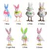 Multicolor Easter Bird Doll Flower Fairy Elf Plush Bunny Ear Bird Doll Spring Festival Supplies Cartoon Bird Doll Easter Party