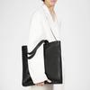 Bally Embossed Logo Quilted Solid Color Minimalist Zipper Tote Bag Men Tote Bag Black 6303152