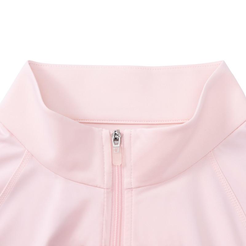 Li-Ning Loose Comfortable Breathable UV Protection Sun Protection Clothing Women tops Light-Pink AFDVA76-4