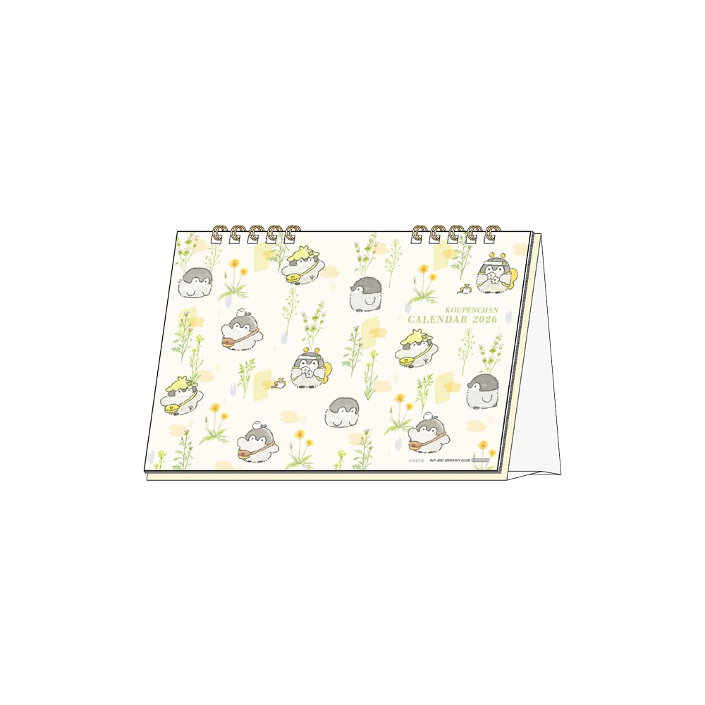 

Sunstar Stationery 2026 Desktop S8521620 Koupen-chan Calendar, Koupen-chan,