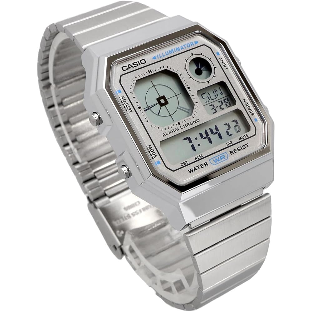 Casio CASIO Standard Digital Wristwatch with Analog Display Vintage Series A130WE-7A Unisex Sil...