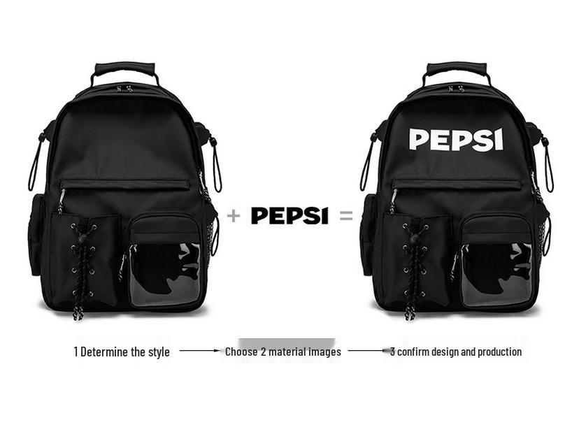 Pepsi Versatile Backpack for Middle & High School Students – Stylish, Compact College-Style.