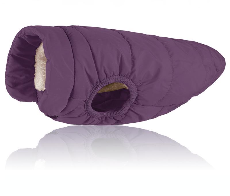 Thickened Cotton Snap Button Jacket for Dogs - Autumn/Winter Pet Apparel
