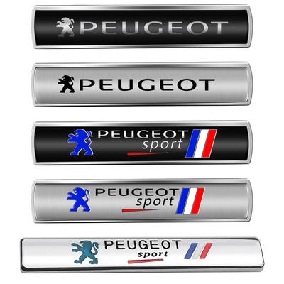 1pc 3D Metal Car Emblem Trunk Decorations Decals For Sport 206 307 308 3008 207 208 106 4008 Auto Sticker Accessories