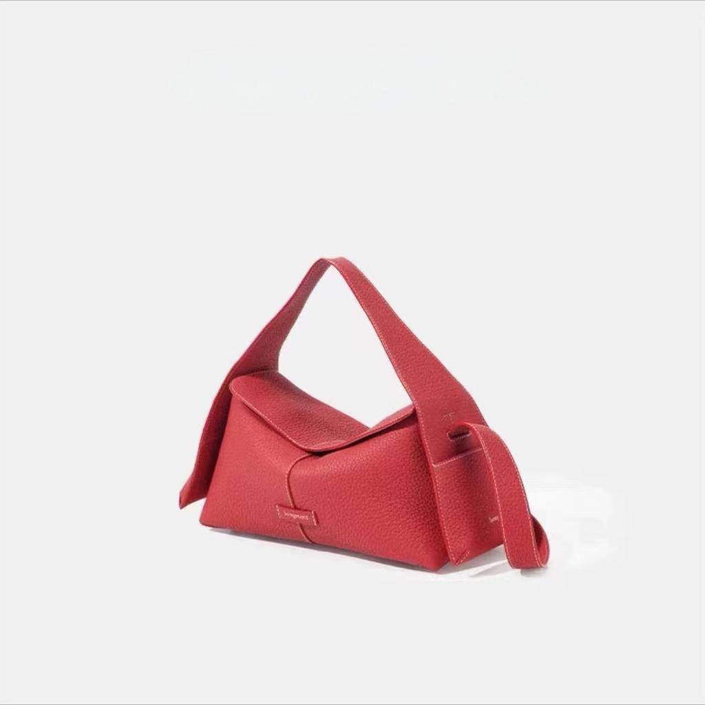 Yamashita Ear-Hanging Genuine Leather Womens Hobo Bag - Versatile Simple Handbag, Shoulder & Crossbody Bag for Commuting