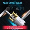 GA12 N20 DC 3V 1000 U/min 6V 2000 U/min 12V 4000 U/min Mini Mikro Metallgetriebemotor Hohes Drehmoment Motor mit einem 15cm Draht