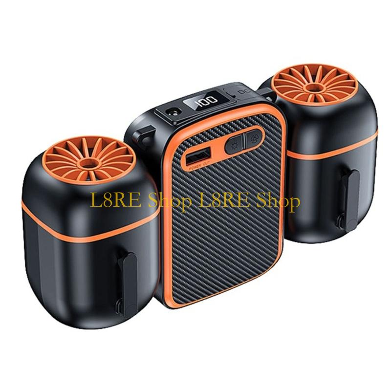 

L8RE Wearable Belt Fan Portable Clip Fan 10000mAh Plastic Texture Waist Fan China Mainland