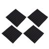 256pcs Quadrilateral Shape Tactile Sticker Set Silicone Braille Stickers Bump Dots for Visually Impaired 10mm Diameter