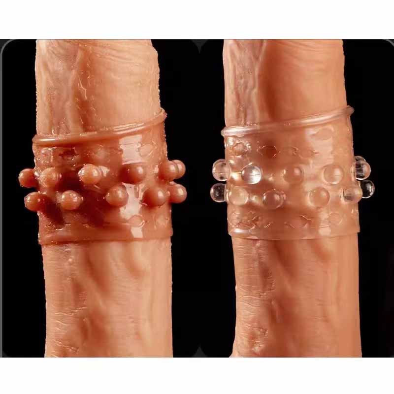 Hollow In Pearl Ball Spiked Condom Sheep Eye Ring Penis Ring Delayed Locking Ring Couple Adult Sexual Product