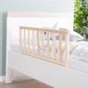 ROBA Bed Rail 90 Cm - Safe Fall Protection for Babies and Children - from 18 Months To 5 Years - Easy Assembly - Natural Wood