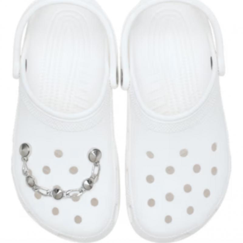 Crocs Silver Lux Studded Chain 10016474