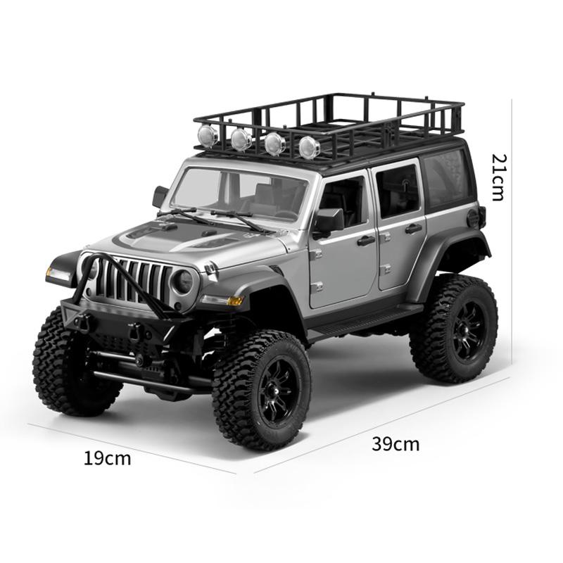 MN128 RC Crawler 1/12 Full Scale 4x4 2.4G Climbing Buggy Vehicle with LED Light 4WD Off-road Remote Control Cars Toys for Kids