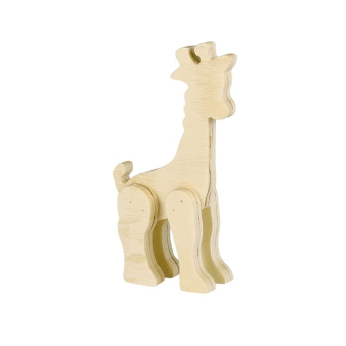 MégaCréa DIY - Jouet en bois Girafe 12 x 8 x 2 cm