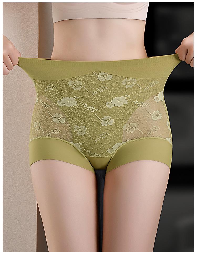 

Женские трусики-шортики с высокой талией и кружевом - Дышащие, Бесшовные, Не скатываются, Большого размера, Подтягивающие бедра, Сексуальная база Extra Extra Large