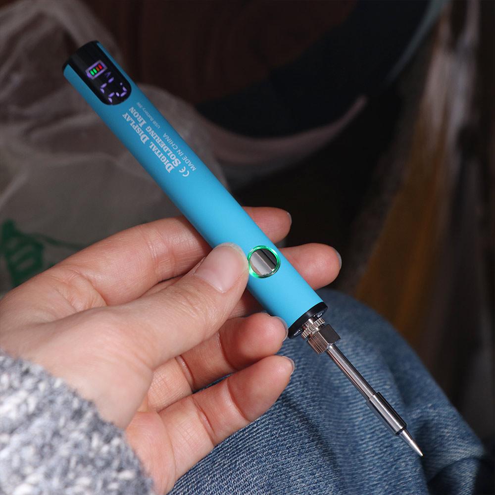 Wireless Electric Soldering Iron Adjustable Voltage Welding Tool Kit Pen  Repair Welding Tools