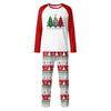 Christmas Day Prints Family Matching Long Sleeve Tops+Pants Set Family Matching Sets