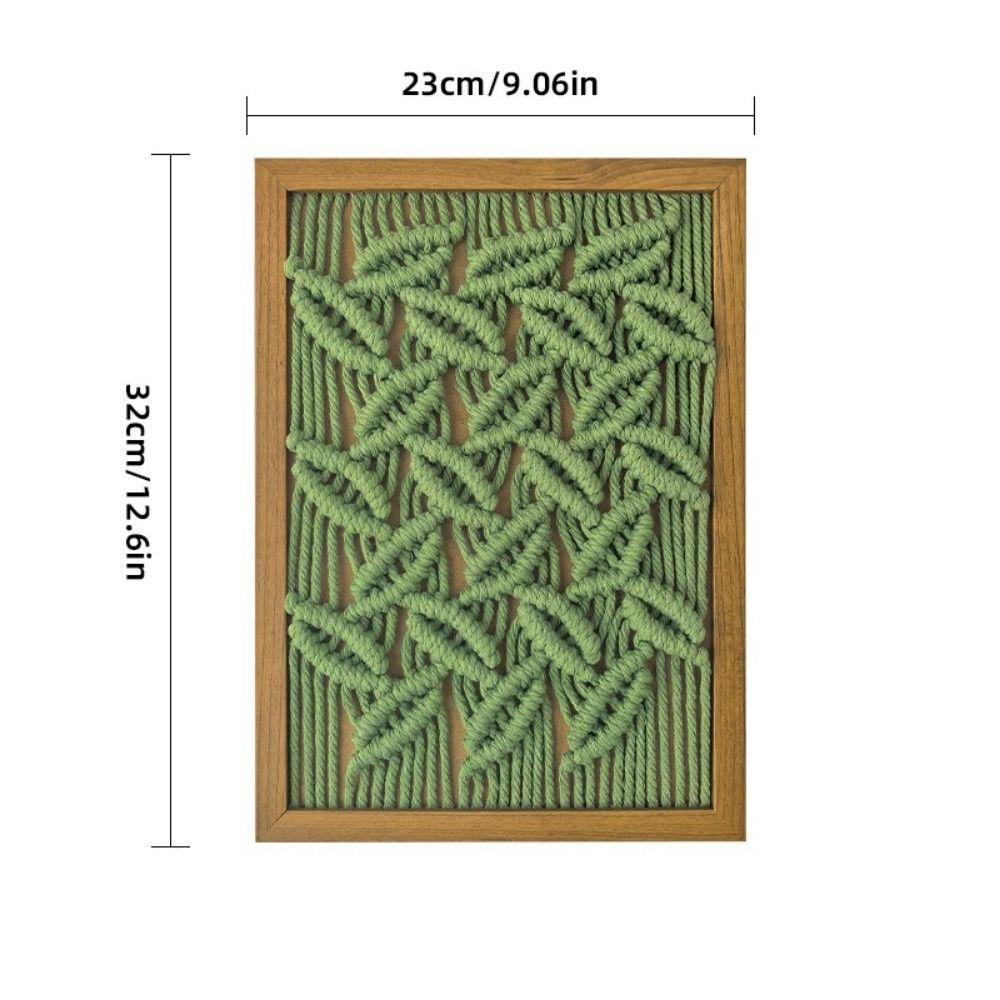 Hand Woven Woven Decor Painting Dual-use Handmade Tapestry Woven Tapestry Picture Frame Bedroom