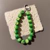 Blueberry Bag Charm Strawberry Mobile Phone Chain Fashion Fruit Beads Keychain  Backpack Hanging