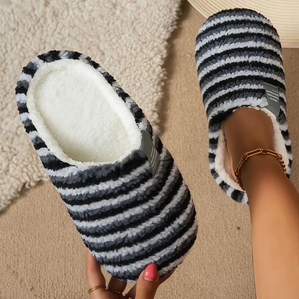 Cat cotton slippers women's autumn and winter home indoor universal soft bottom non-slip silent warm cartoon fluffy slippers