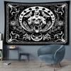 Butterfly Skull Tarot Tapestry Wall Hanging Abstract Art Hippie Tapitz Witchcraft Mysterious Dormitory Home Decor