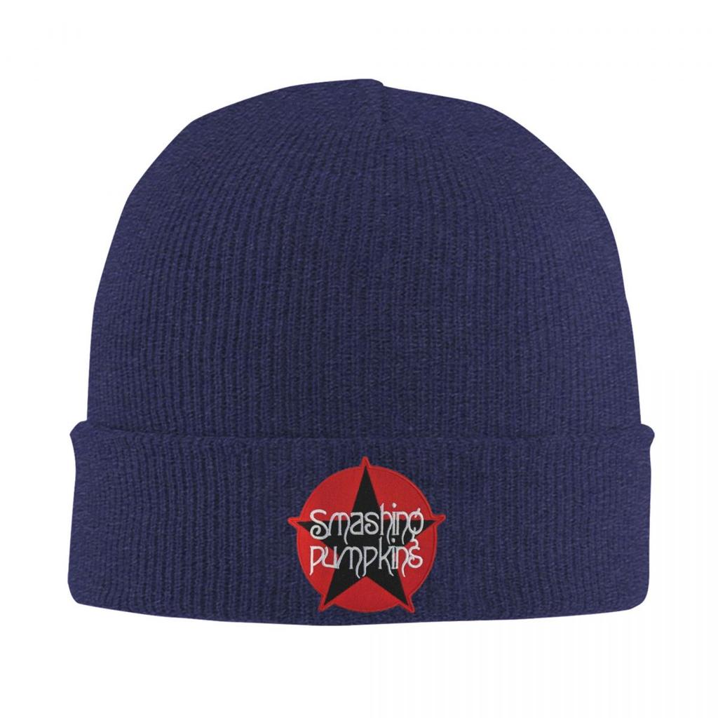Smashing Pumpkins Warm Knitted Cap Winter Knit Bonnet Hat Skullies Beanies Hip Hop Caps for Unisex