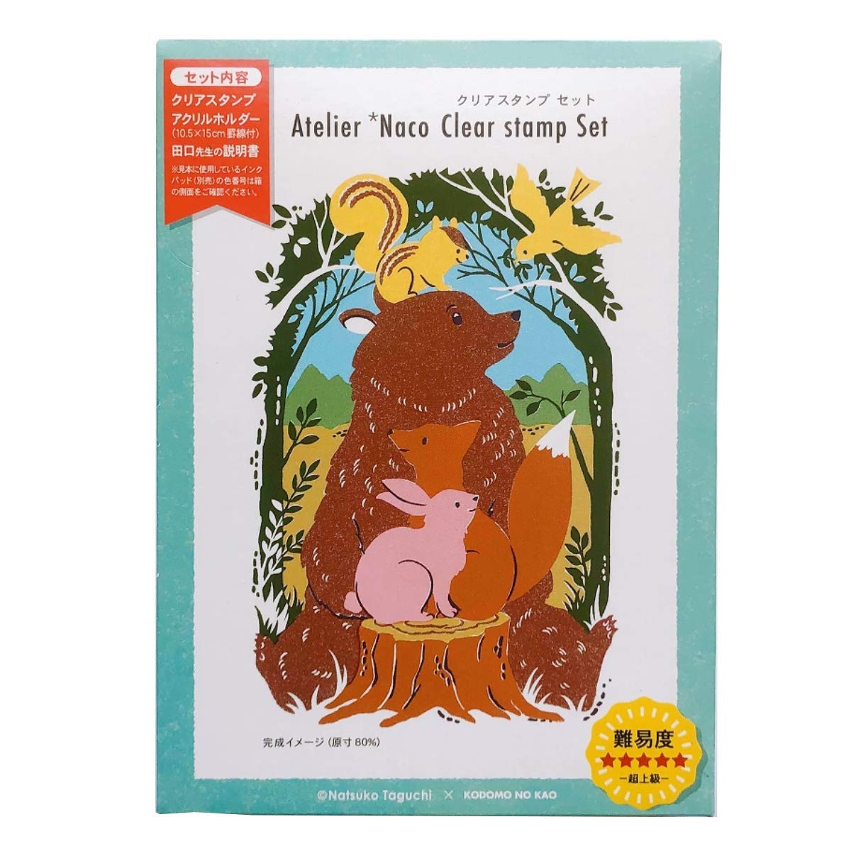 

Наборы прозрачных штампов Faces Natsuko Taguchi X Лесные животные Детские 1685-001