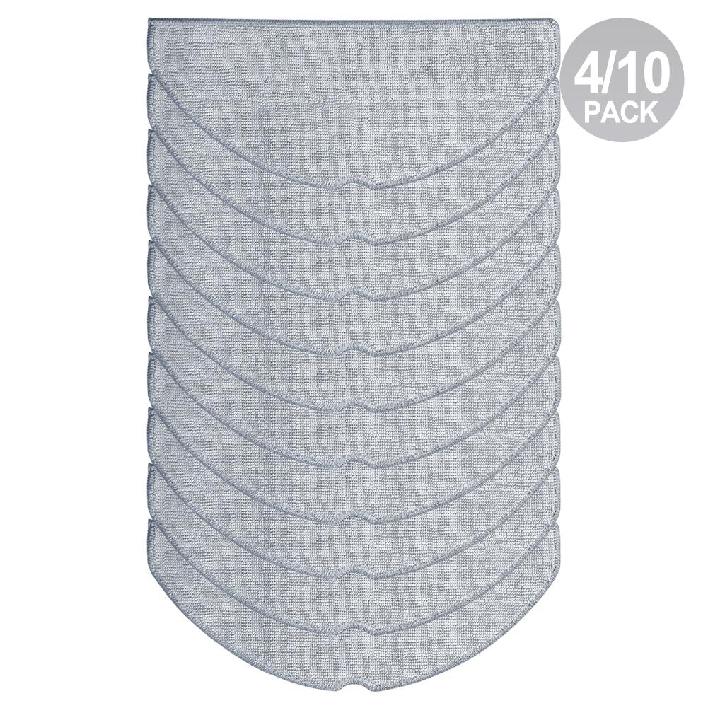 Mop Cloths Compatible with For MiWhole M9 Lite Robot Vacuum Cleaner Microfiber Material Available in Packs of 4 or 10
