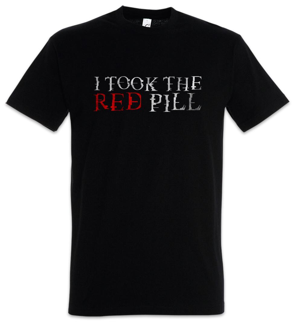 

I Took The Red Pill T-Shirt Mens Womens Tees Top Fun Matrix Blue Truth Reality Morpheus Real World 2XL