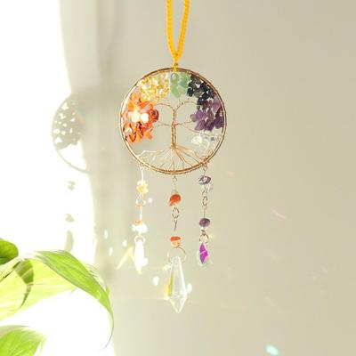 Tree of Life Crystal Sun Catcher Ornament Pendant
