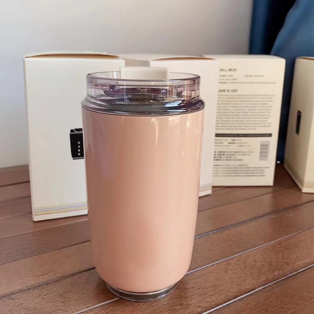 1PCS Tumbler Cup Milky Coffee Mug Car Insulated Water Bottle Travel Stainless Steel Vacuum Flasks Drinking Kettle