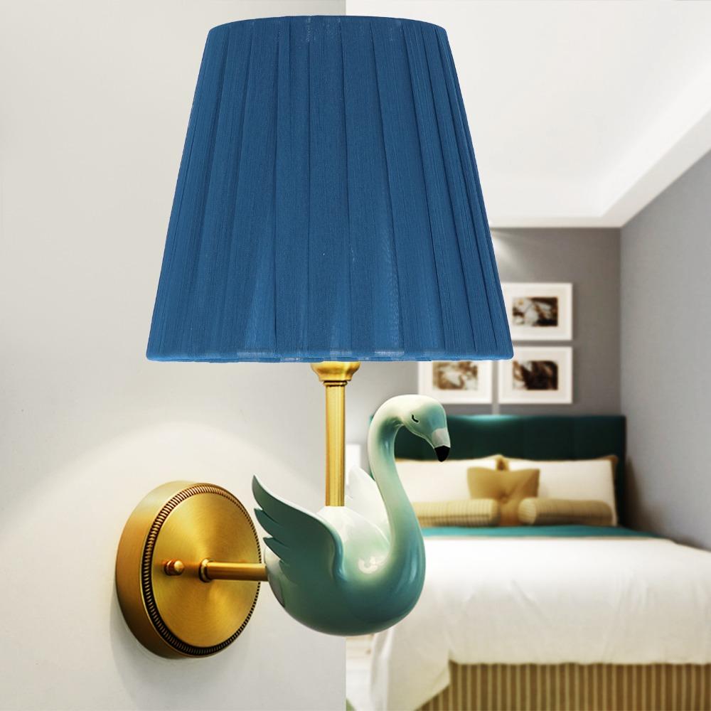 6PCS Fabric Modern Simple Lampshade Lightweight Wall Lamp Shade  Crystal Chandelier