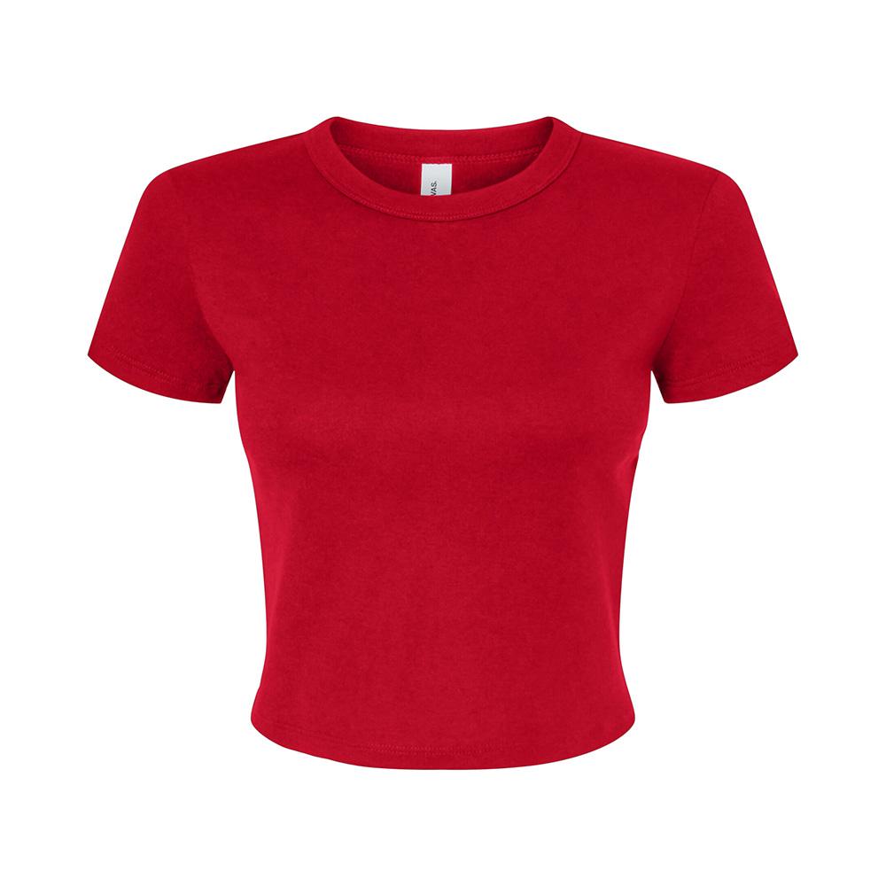 Bella + Canvas Dámské tričko s mikrožebrováním