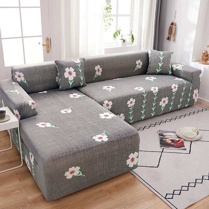 Elastic Sofa Cover High Quality Adjustable Sofas Chaise Covers Lounge Sectional Couch Corner Sofa Slipcover