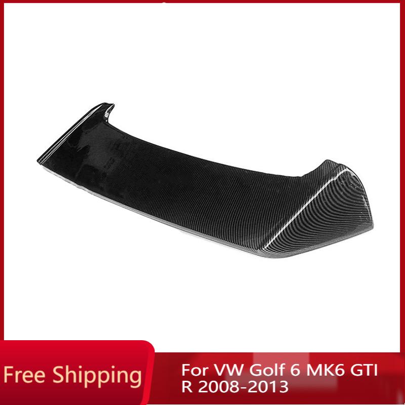 Pour VW Golf 6 MK6 GTI R 2008-2013 ABS Lèvre de Spoiler d'Aile de Coffre Arrière Aileron de Queue Kit Carrosserie Accessoires Ailerons Arrière